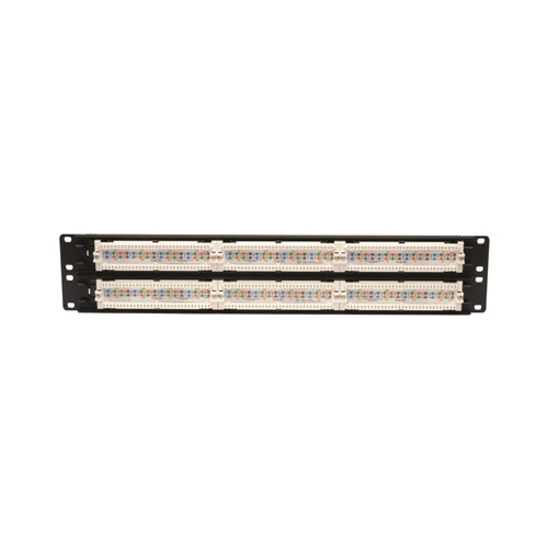 Tripplite N052-048 Tripp Lite Series 48-Port 2U Rack-Mount Cat5e 110 Patch Panel, 568B, RJ45 Ethernet, TAA