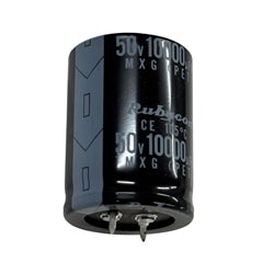 Rubycon N10000UF50VR Radial Electrolytic Snap-In Capacitor 10000uF 50V 105C (30mm x 42mm) Mfr# 50MXG10000MEFCSN30X40