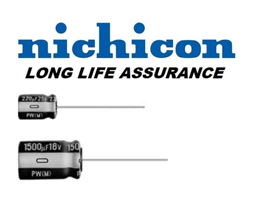 Nichicon N6.8UF160VR Radial Electrolytic Capacitor 6.8uF 160V 105C (6.3mm x 11mm) 12000-20000 Hours Mfr# ULD2C6R8MED1TD
