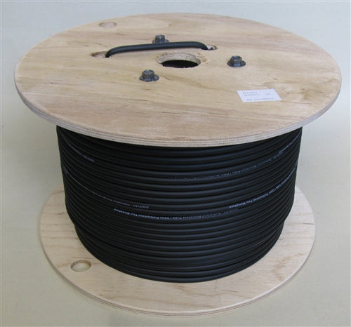 Digiflex NK2/6 Balanced 24AWG 2 Conductor Shielded Microphone Cable, Black (153M = Full Roll)