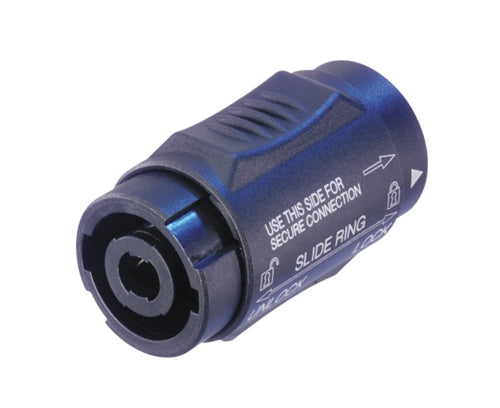 Neutrik NL4MMX 4 Pole Lockable Speakon Adapter / Coupler, Links Two Nl2f*s or Nl4f*s Together for Cable Extension