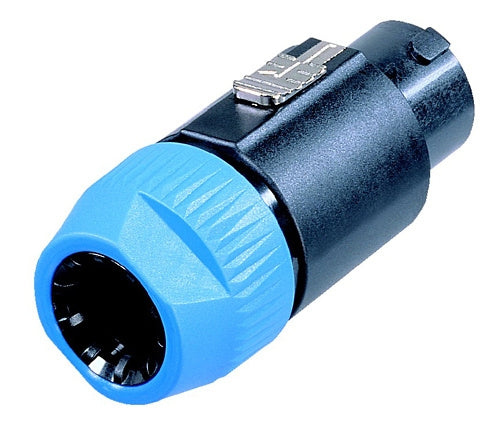 Neutrik NL8FC 8 Pole Speakon Cable Connector, Latch Lock, Chuck Type Strain Relief