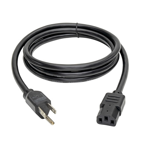Tripplite P007-006 Power Cable 14/3 6 Foot NEMA 5-15P to Female IEC-320-C13 Equipment Cord, 125 VAC 15AMP