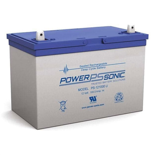 Powersonic PS-121000U 12V 100Ah SLA Battery with Handle