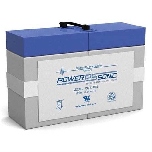 Powersonic PS-12120L 12V 12Ah SLA Battery Faston Polarized