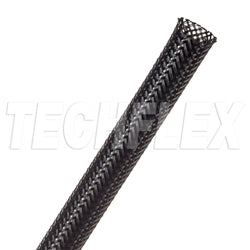 Techflex PTN0.38BK Black 3/8" General Purpose Expandable Braided Sleeving, Flexo PET (152M = Roll Roll)