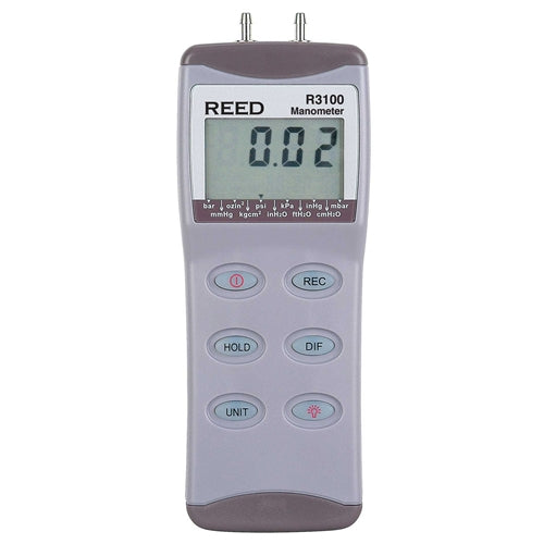 REED R3100 Digital Differential Pressure Manometer (100PSI)