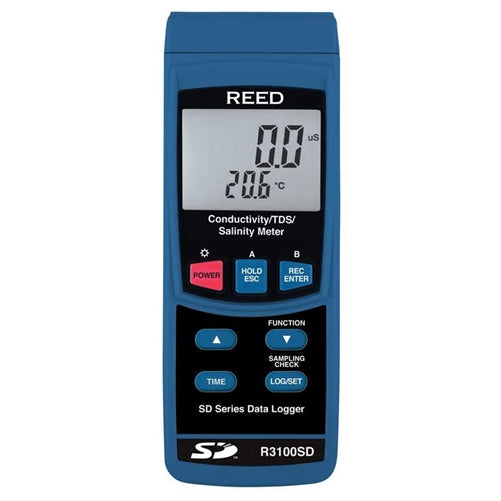 REED R3100SD Data Logging Conductivity / TDS / Salinity Meter