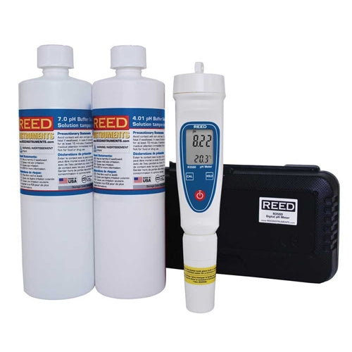 REED R3500-KIT Ph Meter and 4PH/7PH Buffer Solution Kit