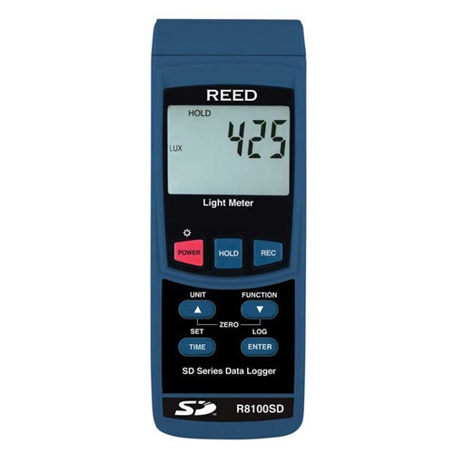 REED R8100SD Data Logging Light Meter
