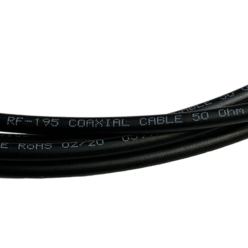 Phantom Cables RF195BNCMM-10 50 Ohm Low Loss Premium Patch Cable, BNC Male to BNC Male, RF195 Double Shield, 10-FOOT