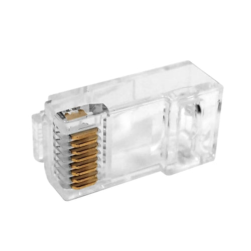 Phantom Cables RJ45C6U2 RJ45 2 Piece Cat6 Plug for Round Cable (Solid or Stranded) 8P/8C, 50/Pack