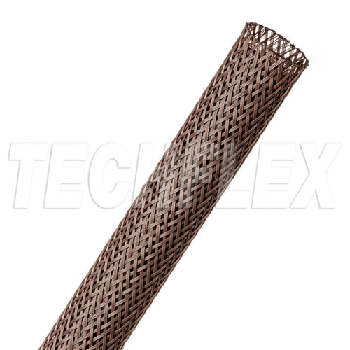 Techflex RRN0.63dB Flexo 5/8" Rodent Resistant Expandable Braided Sleeving, Dark Brown, 100 Foot Roll