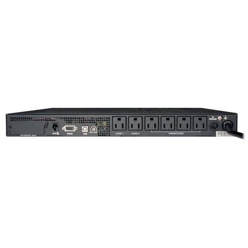 Tripplite SMART1000RM1U Line-Interactive Sine Wave 1U UPS 120V 1KVA 800W, USB, DB9, 6 Outlets