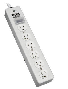 Tripplite SPS606HGRA Hospital-Grade Surge Protector 6 Hospital-Grade Outlets, UL1363, 6'cord