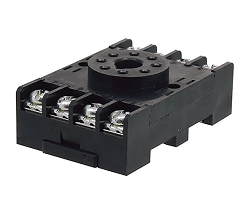 IDEC SR2P-06 Relay Base / Socket for 8 Pin Octal Relays, DPDT/SPDT 10A@300V, DIN Rail or Panel Mount