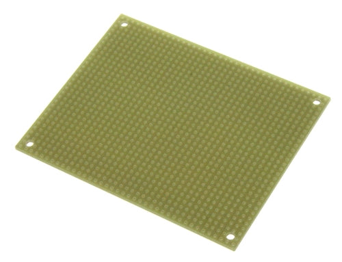 BPS Busboard ST2 Stripboard Size 2, Single-Sided, Uncut Strips, Mounting Holes, 100mm x 80mm (3.94" x 3.15")