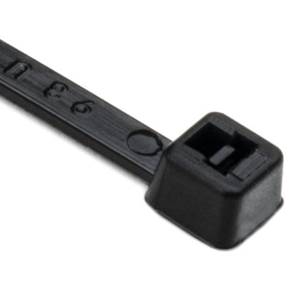 Hellermann Tyton T30LL0M4 Standard Cable Tie 11" Length 30LB Tensile Strength, Black 1000/Pack