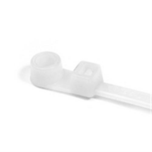 Hellermann Tyton T50MR9C2 #10 Screw Mount Cable Tie 8.5" Length 50LB Tensile Strength, Natural 100/Pack
