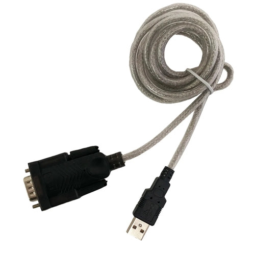 Phantom Cables USB-SER-06 USB Type-A Male to DB9 Male Serial Converter, 6ft