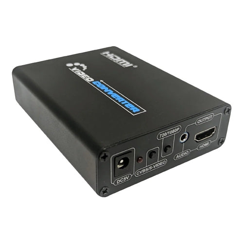 Phantom Cables VC-008 Video Converter, Composite / S-Video Plus Audio to HDMI