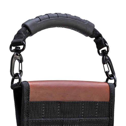 VETO PRO PAC SMALL CARRYING HANDLE, RUBBER GRIP, BLACK WEBBING VPP10711