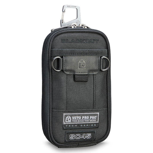 VETO PRO PAC SC45 BLACKOUT SMALL SEMI-RIGID MULTI-FUNCTIONAL POUCH VPP10974
