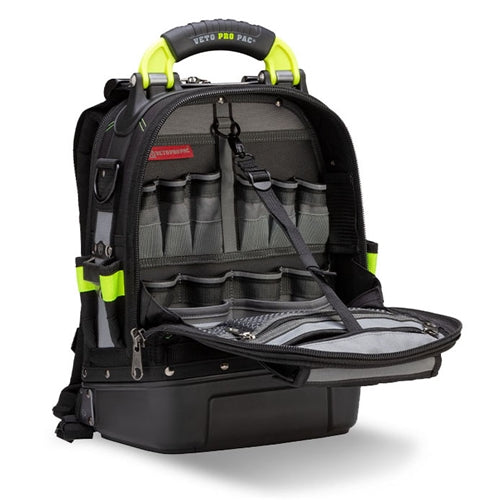 VETO PRO PAC TECH PAC MC SPECIAL OPS (NEW VERSION) COMPACT BACKPACK, HI-VIZ YELLOW ACCENTS (H:17" W:12" D:9") VPP10860