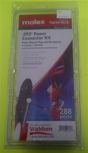 Molex 76650-0018 .093" Power Connector Kit