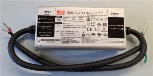 Mean Well XLG-100-12-A LED Driver / Power Supply AC-DC Constant Current, 100W 12V@8A