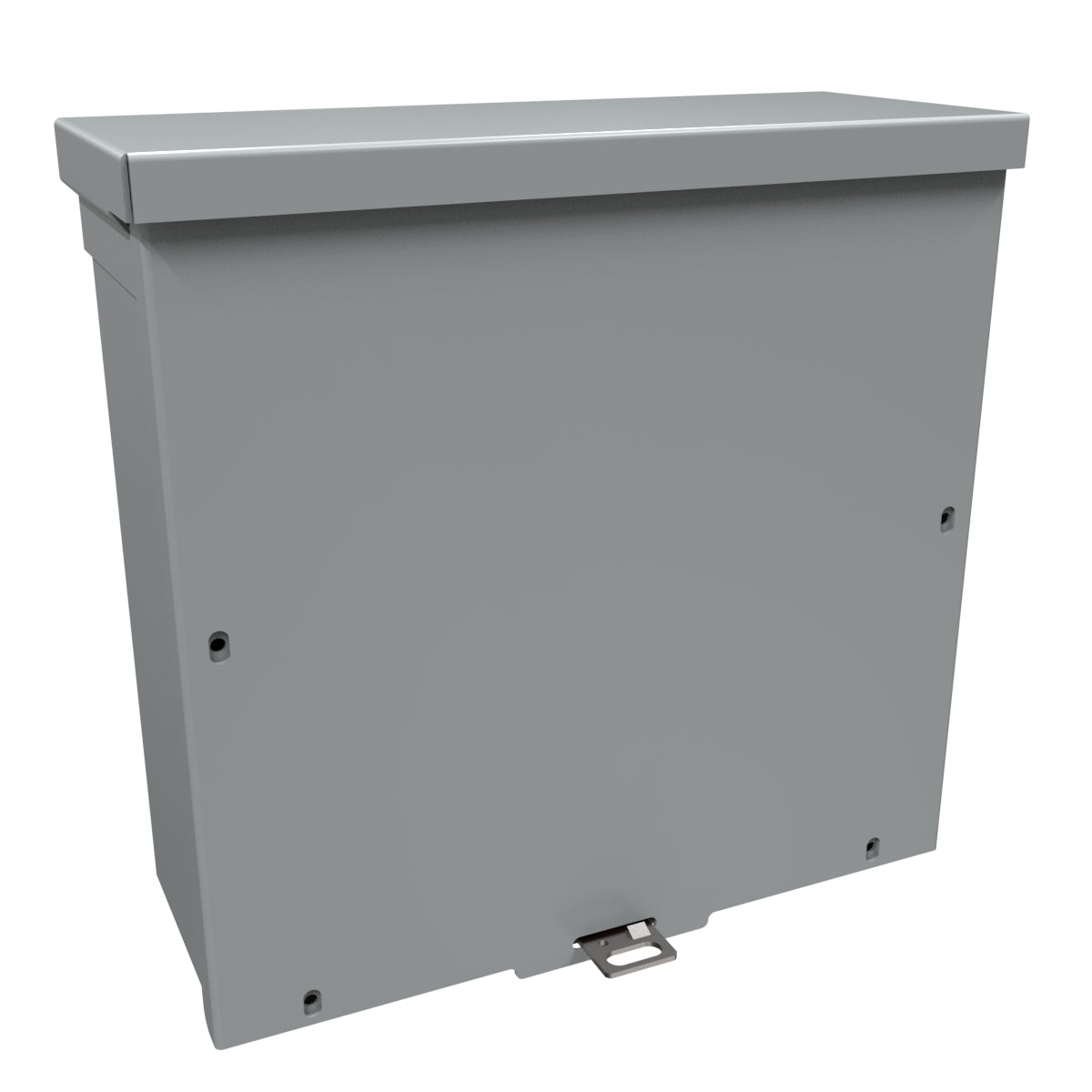 Hammond C3R10104SCNKO Type 3R Junction Box Screw Cover No K/O's- 10" x 10" x 4" - Galvanized/Gray