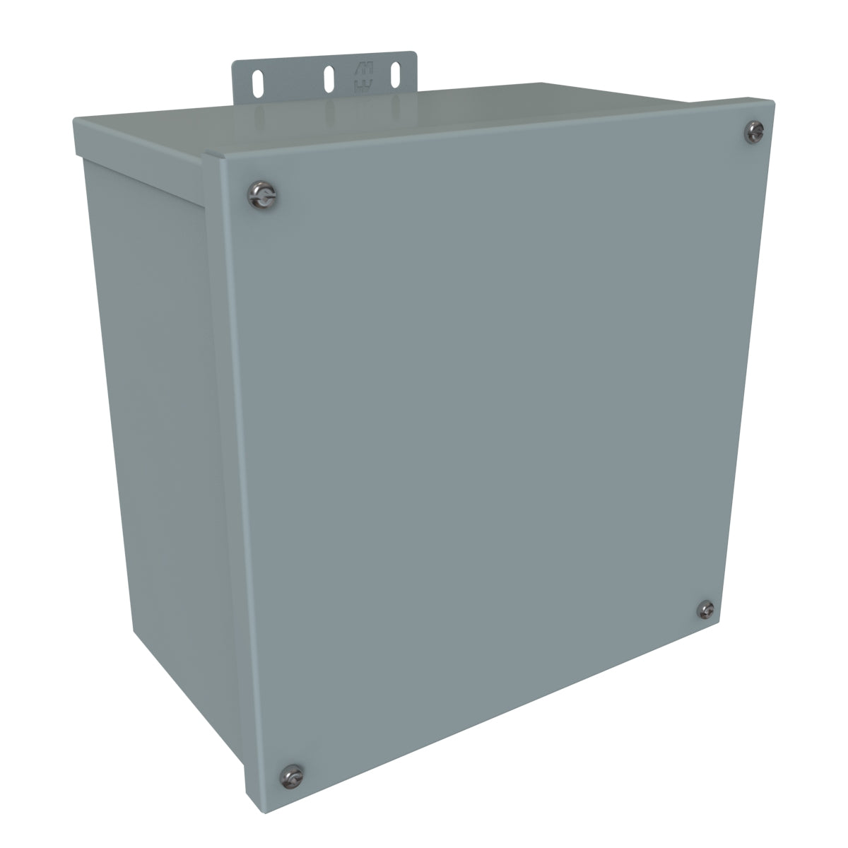 Hammond C3R10106ESCNK N3R Junction Box, Screw Cover No K/O's - 10" x 10" x 6" - Galvanized/Gray