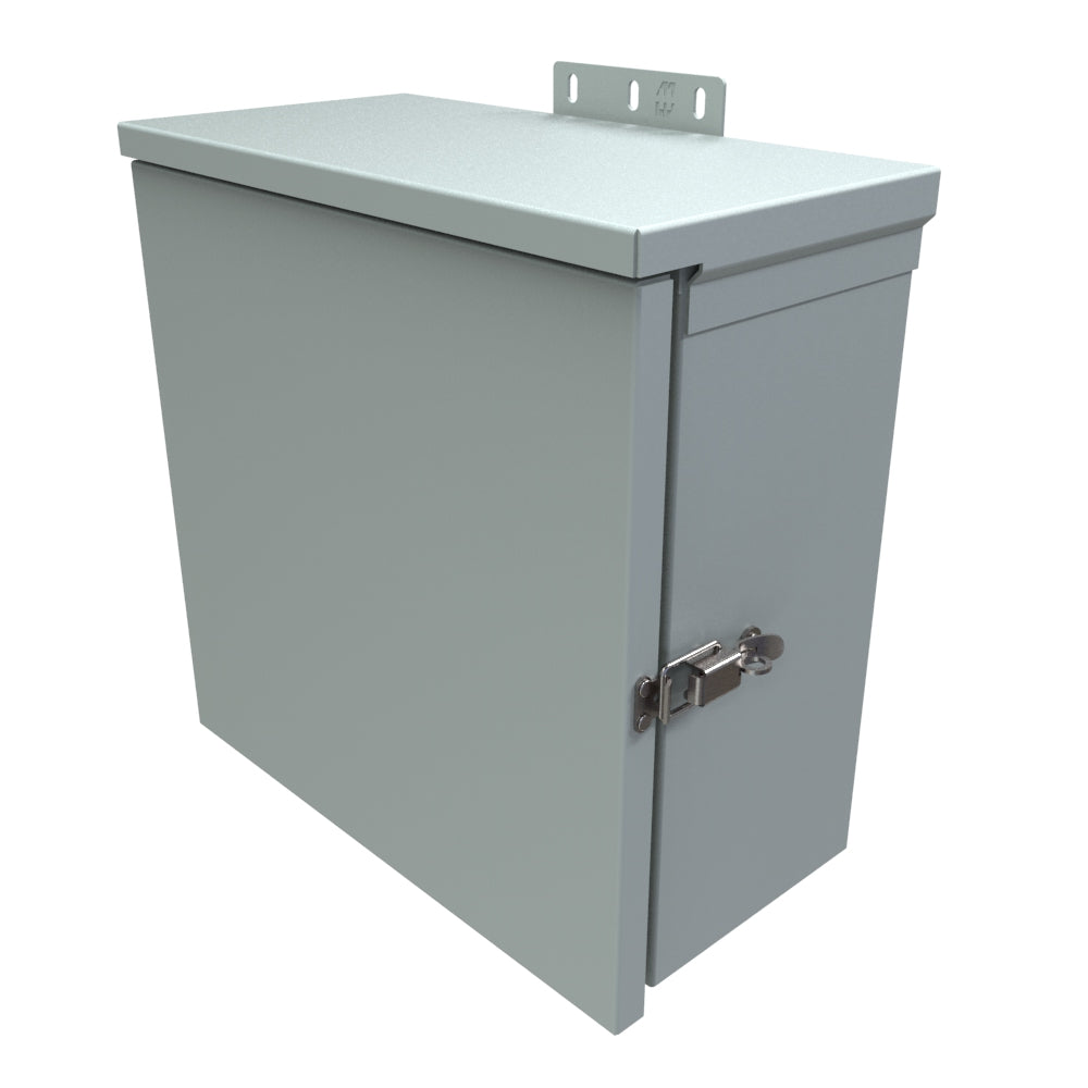 Hammond C3R12126HCR Type 3R Junction Box Hinge Cover - 12" x 12" x 6" - Galvanized/Gray