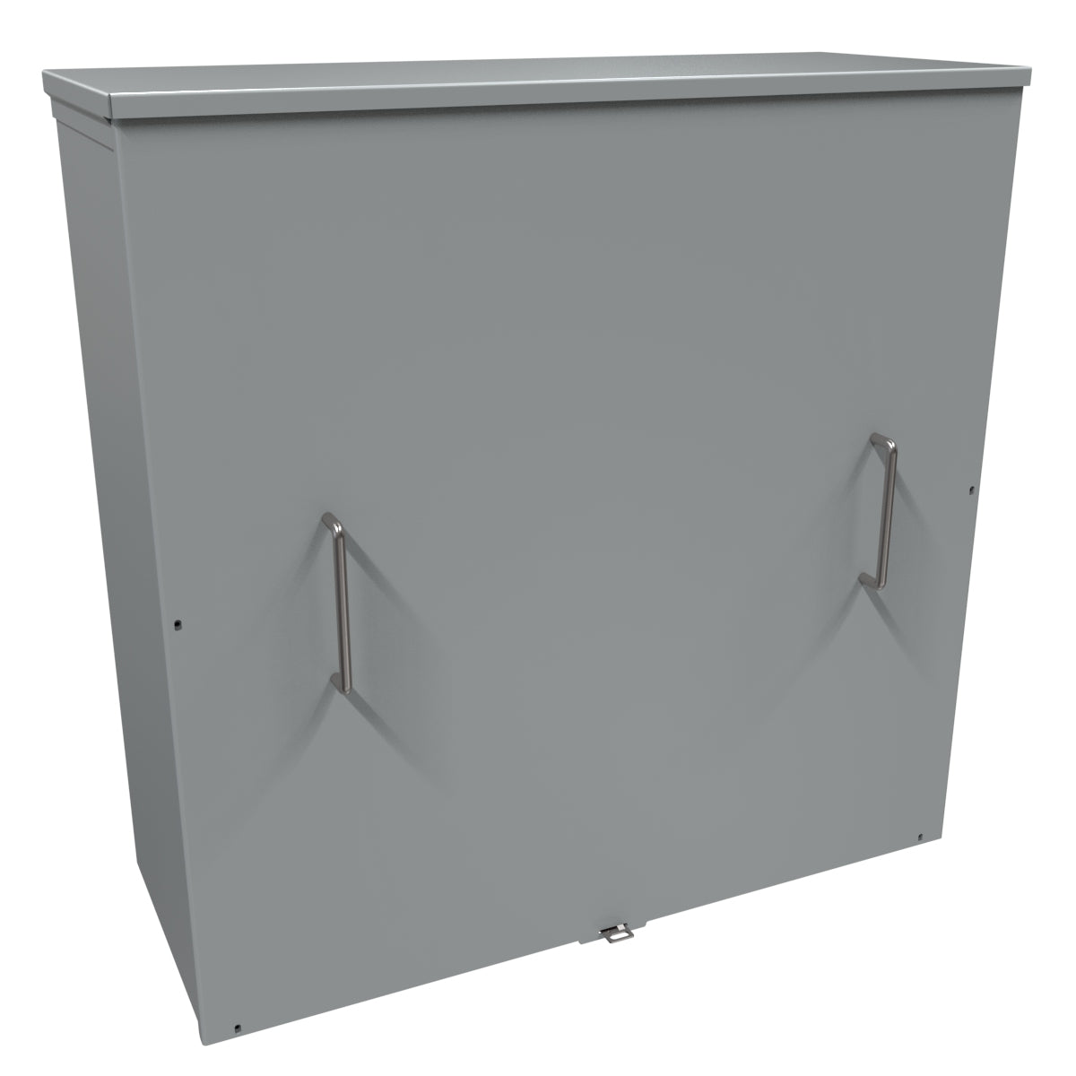 Hammond C3R303012SCNKO Type 3R Junction Box Screw Cover No K/O's- 30" x 30" x 12" - Galvanized/Gray