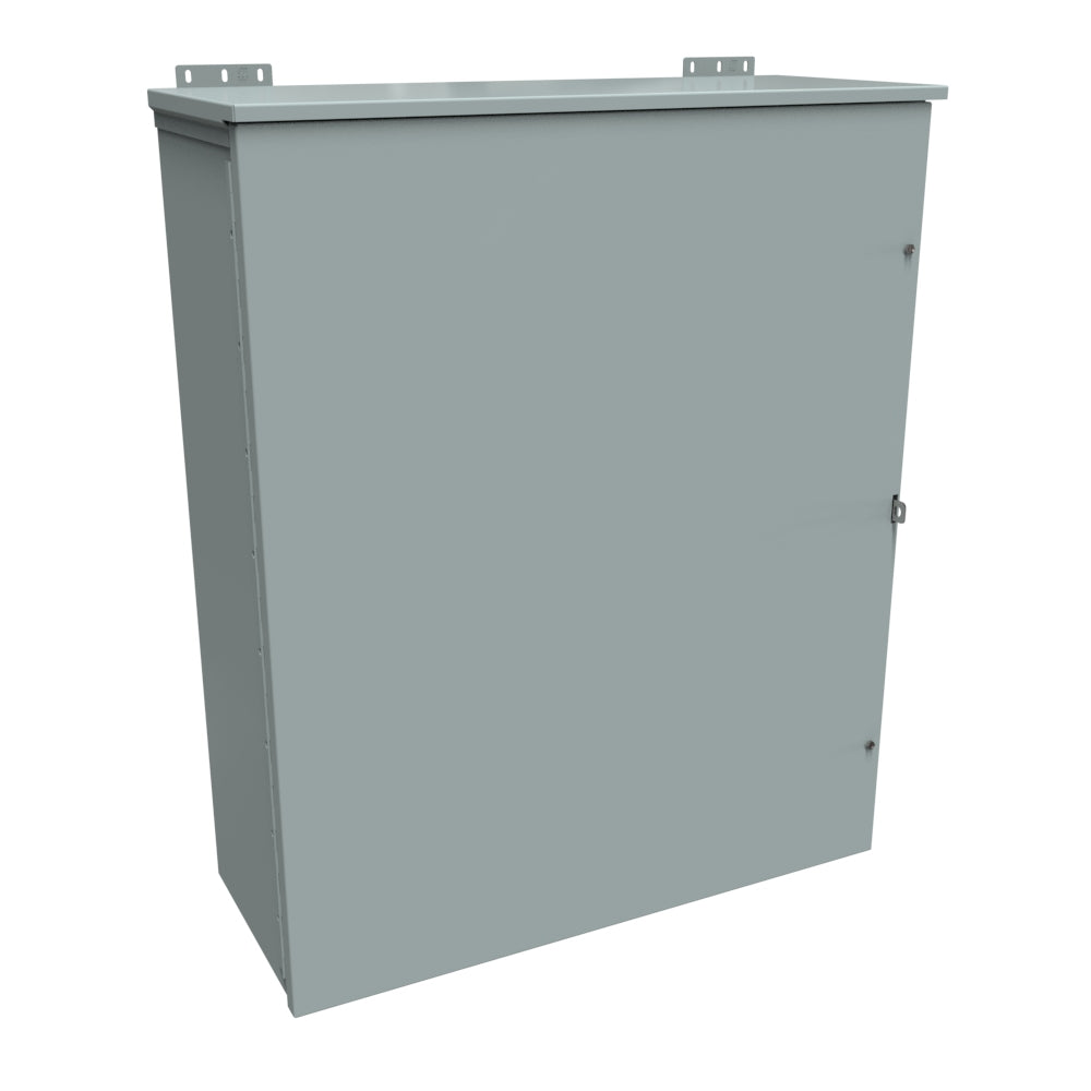 Hammond C3R363012HCR Type 3R Junction Box Hinge Cover - 36" x 30" x 12" - Galvanized/Gray