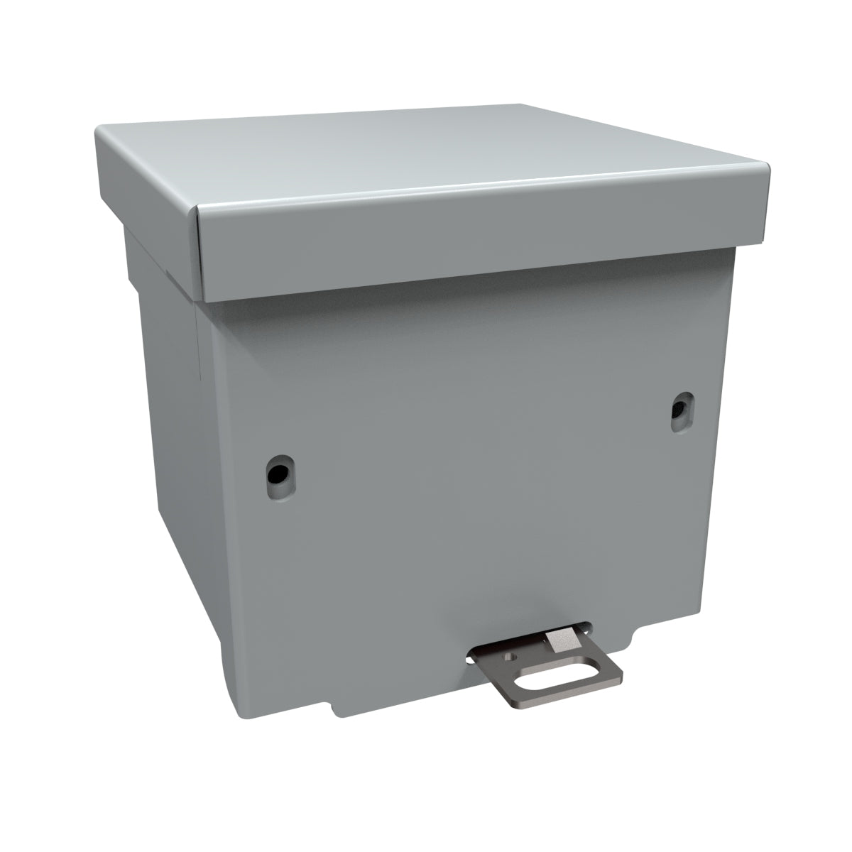 Hammond C3R444SC Type 3R Junction Box Screw Cover - 4" x 4" x 4" - Galvanized/Gray