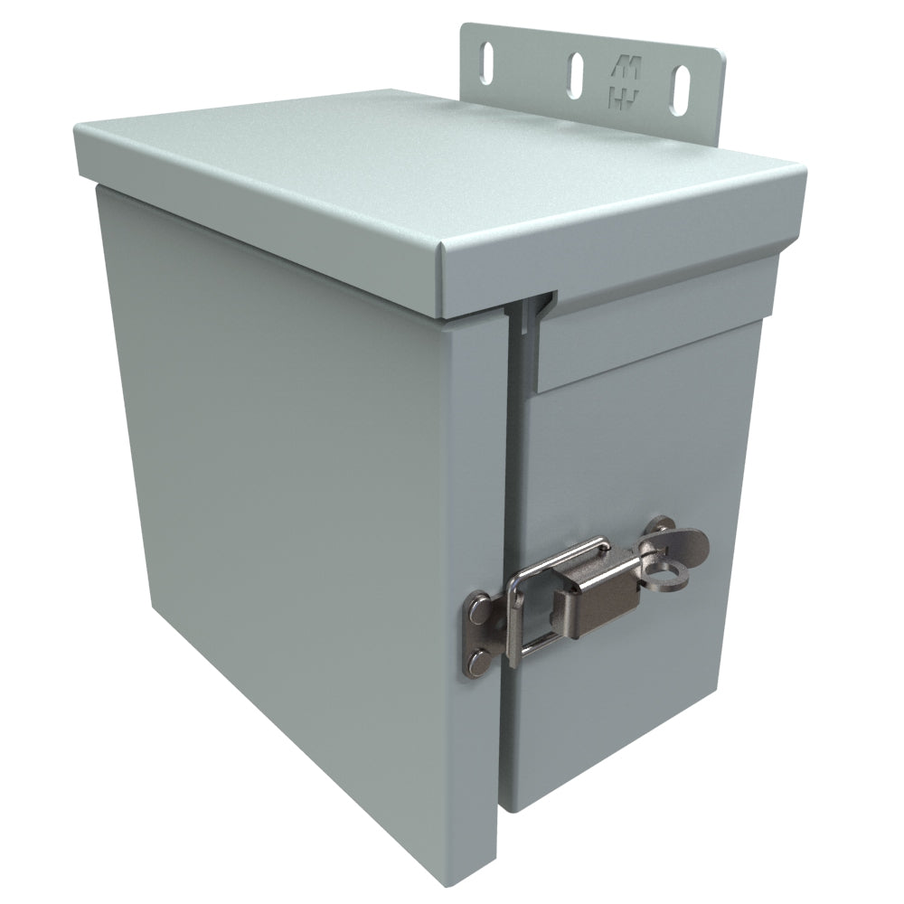 Hammond C3R664HCR Type 3R Junction Box Hinge Cover - 6" x 6" x 4" - Galvanized/Gray
