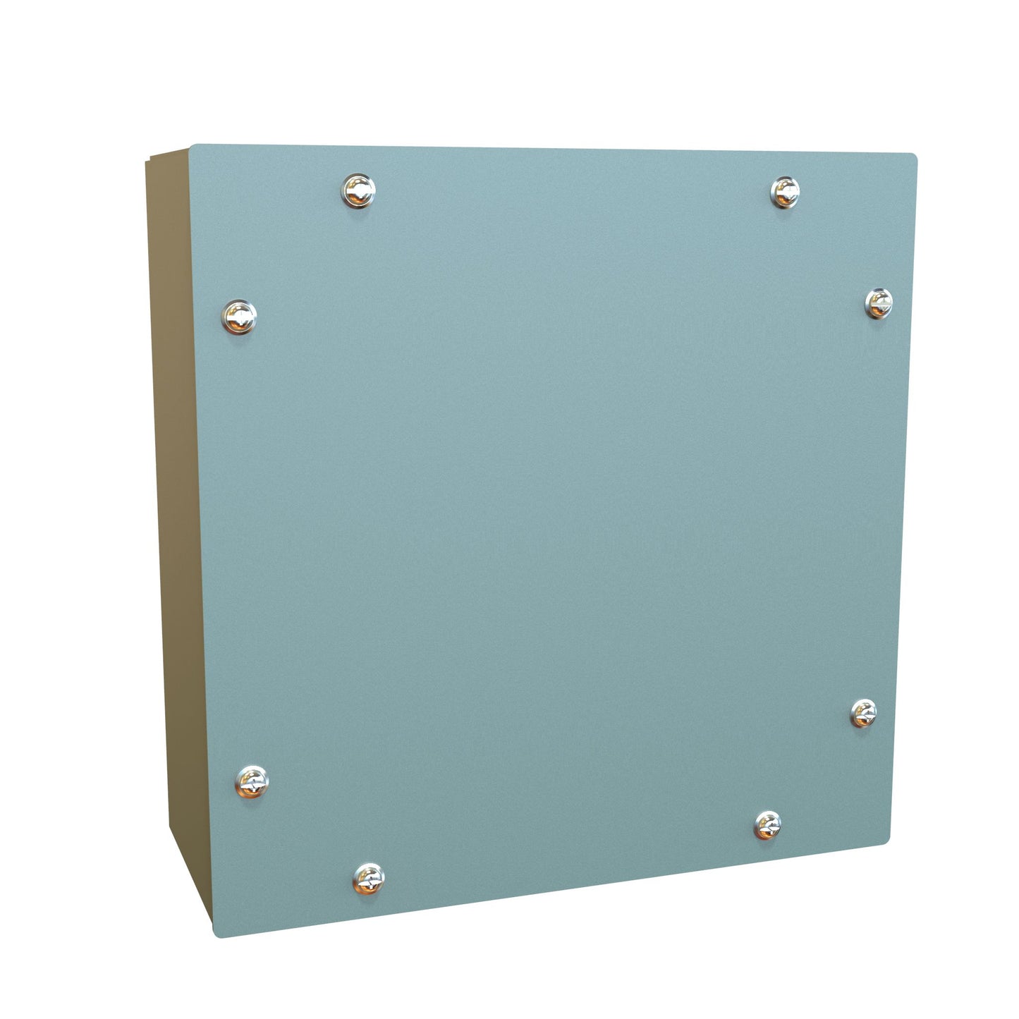 Hammond C3SC10104GY N3 Mild Steel Junction Box Screw Cover - 10" x 10" x 4" - Gray