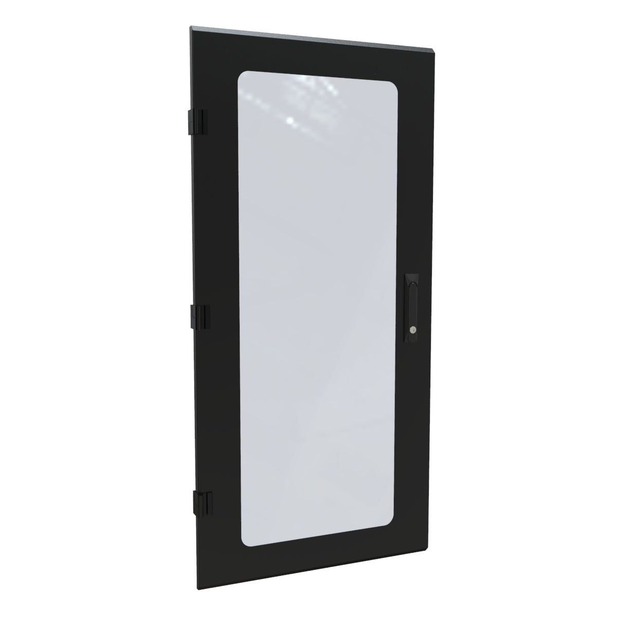 Hammond C4D2442WBK1 Acrylic Window Door with Locking Swinghandle, 16-Gauge Steel, Black, Fits 24U x 24" C4 Cabinet.