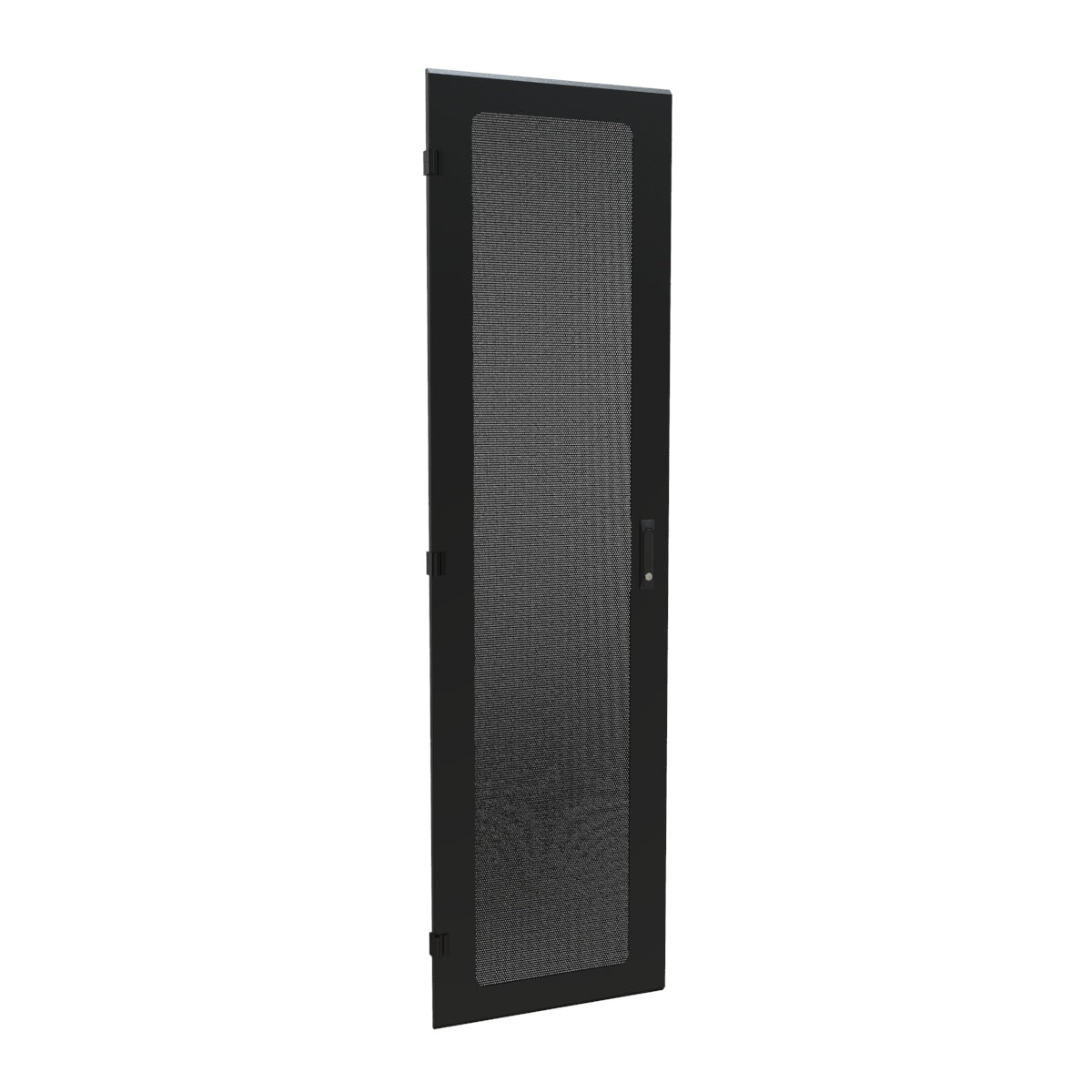 Hammond C4D2477VBK1 Vented Door, Locking Swing Handle, C4 Series, 44U x 24", 16 ga. Steel, RAL 9005 Black.