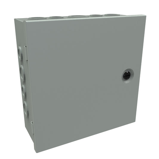 Hammond CHKO10104 Steel Enclosure with Hinged Lid (10" x 10" x 4") NEMA Type 1 & IEC 60529, IP20