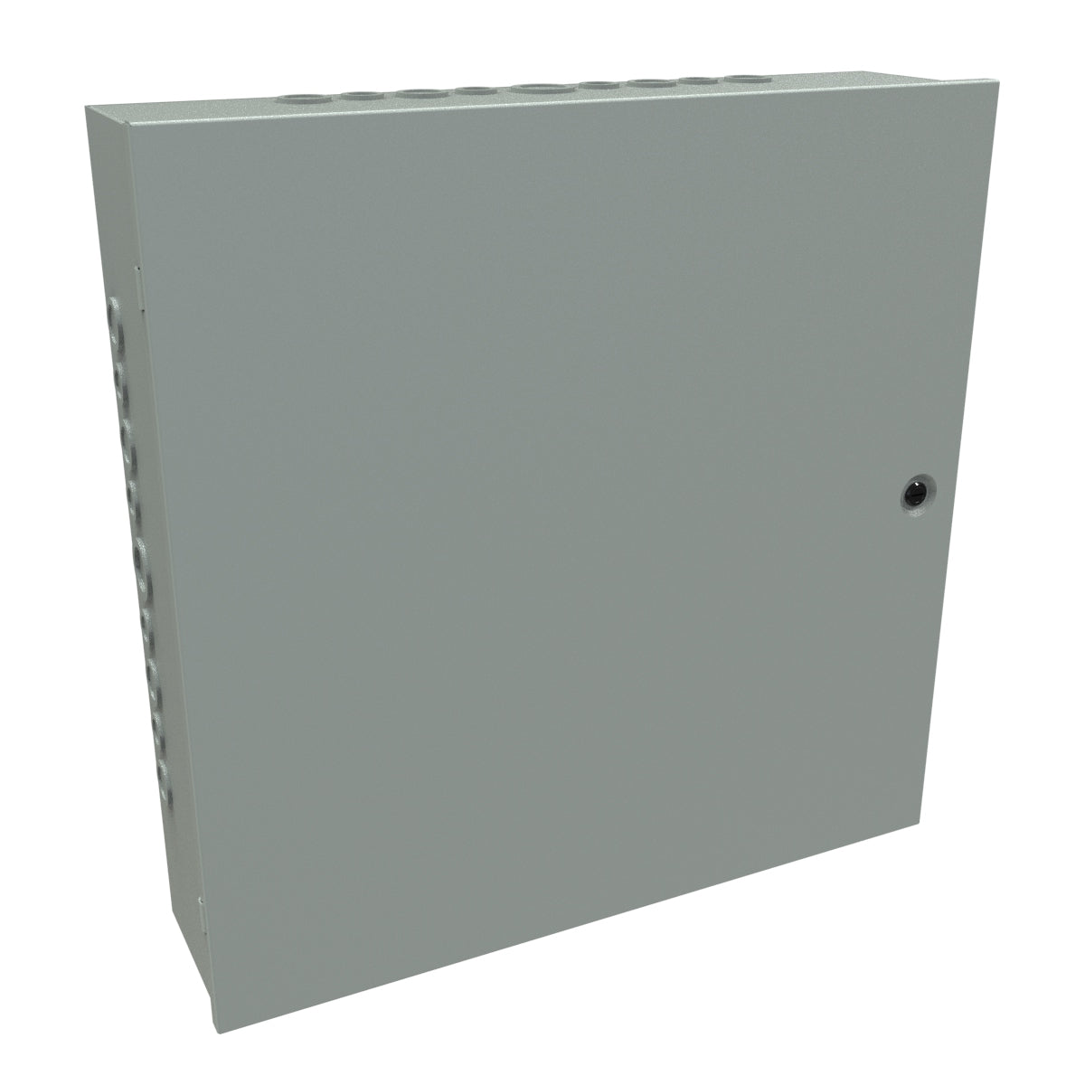 Hammond CHKO24246 Steel Junction Box N1 Hinge Cover w/Knockouts - 24" x 24" x 6" - Gray