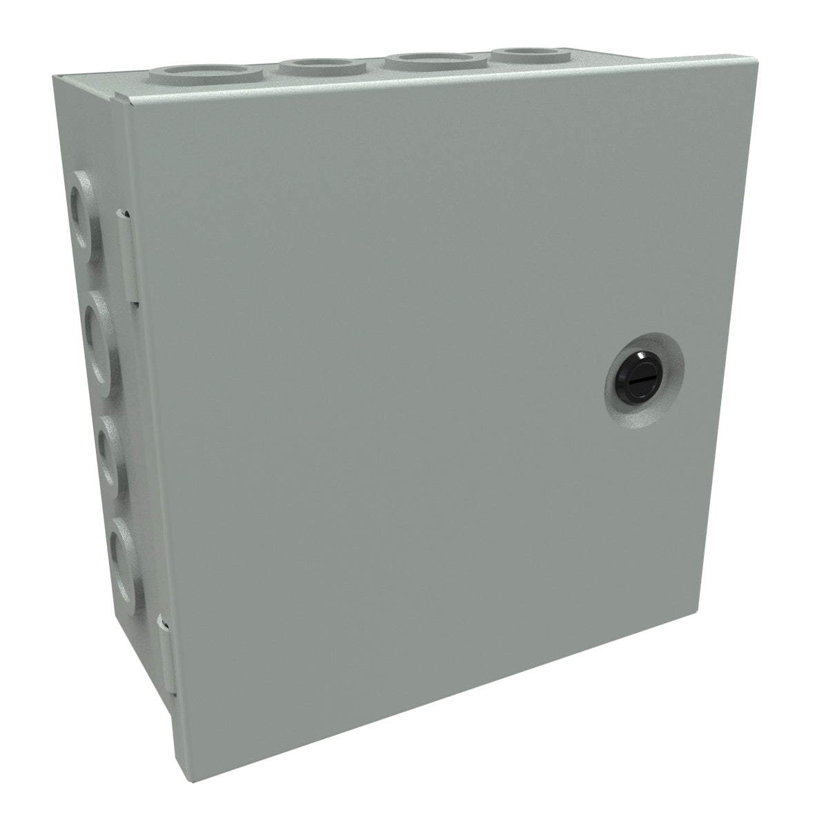 Hammond CHKO884 Steel Enclosure with Hinged Lid (8" x 8" x 4") NEMA Type 1 & IEC 60529, IP20