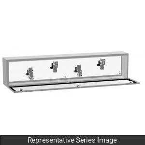 Hammond CN4ST2103 3R/4 Mild Steel Splitter Trough 24" x 6" x 5", 125A 3 Wire - Steel/Gray
