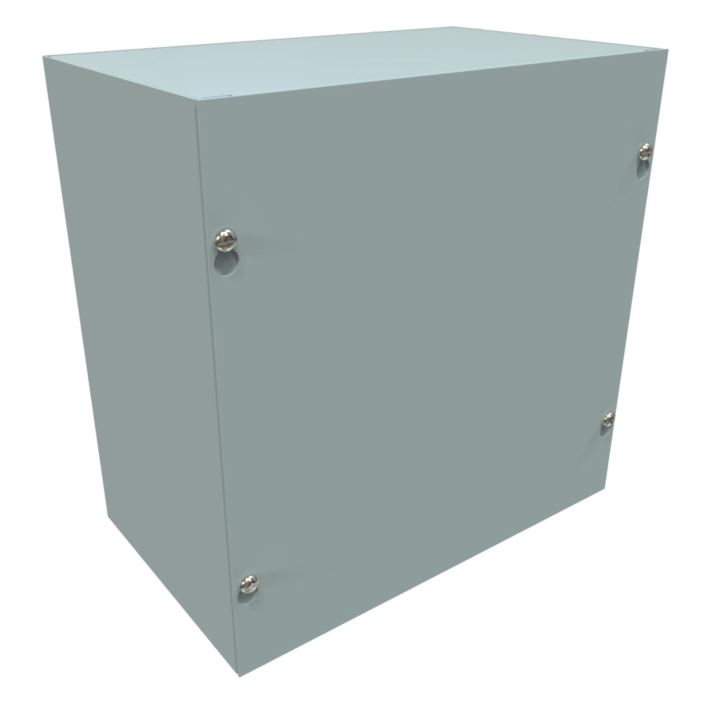 Hammond CS10106 Steel Junction Box N1 Screw Cover - 10" x 10" x 6" - Gray