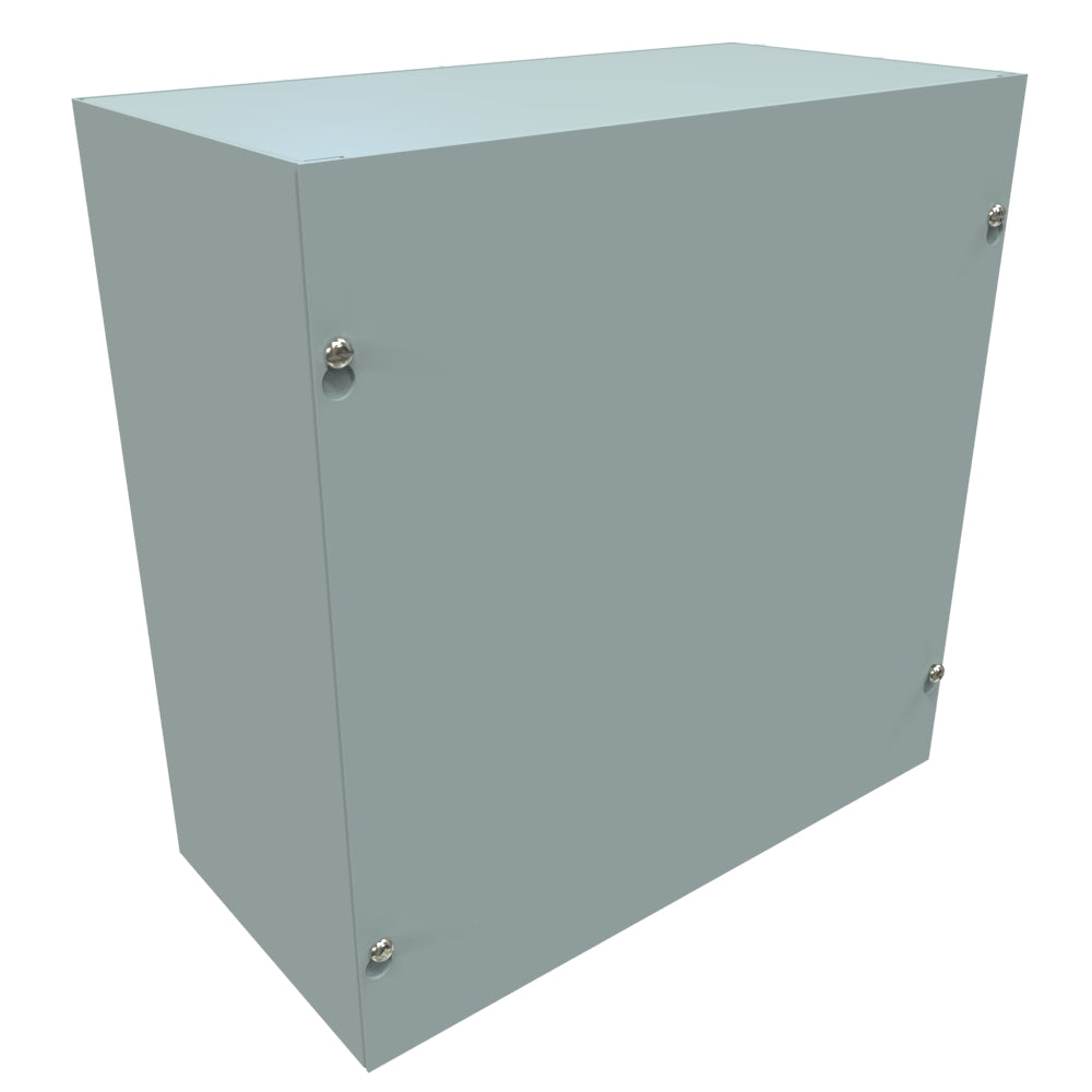 Hammond CS12126 Steel Junction Box N1 Screw Cover - 12" x 12" x 6" - Gray