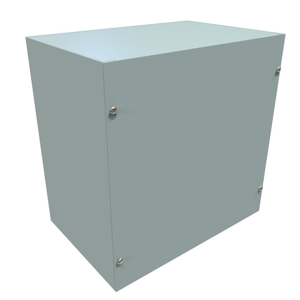 Hammond CS12128 Steel Junction Box N1 Screw Cover - 12" x 12" x 8" - Gray