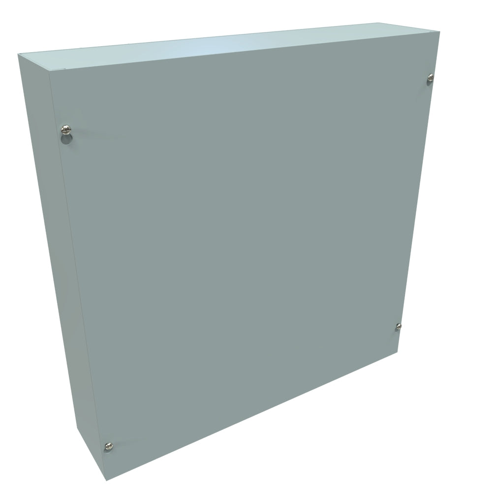 Hammond CS18184 Steel Junction Box N1 Screw Cover - 18" x 18" x 4" - Gray