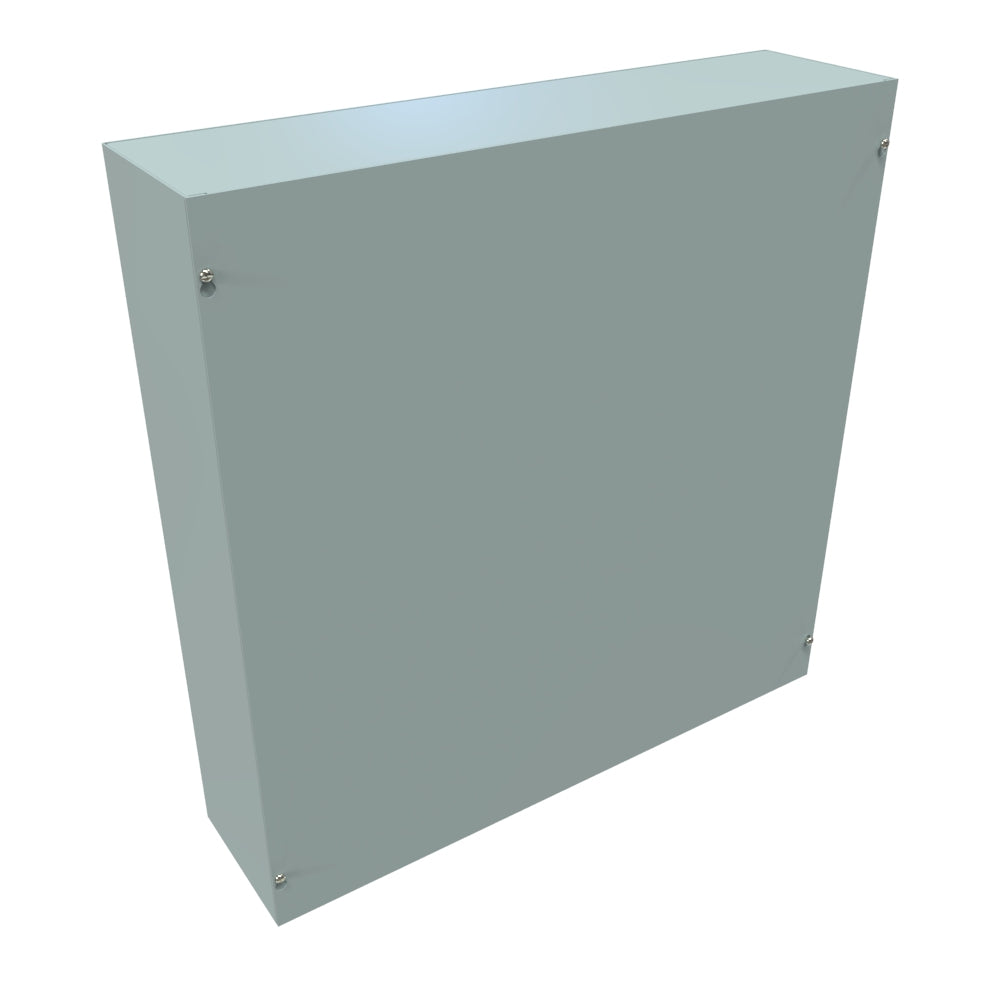 Hammond CS24246 Steel Junction Box N1 Screw Cover - 24" x 24" x 6" - Gray