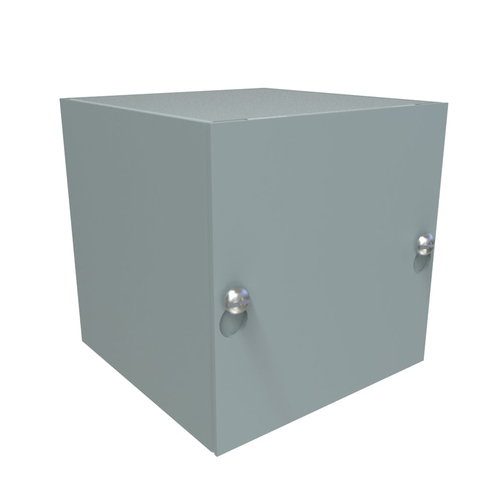 Hammond CS444 Steel Junction Box N1 Screw Cover - 4" x 4" x 4" - Gray